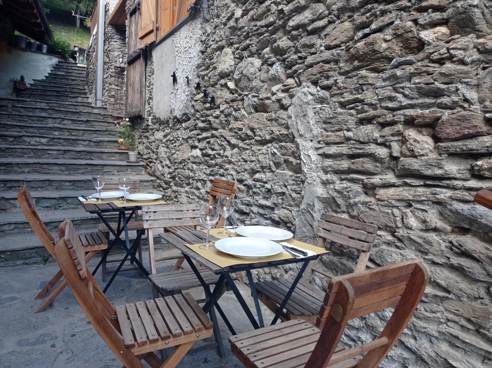 Albergo Diffuso La Marmu Osteria Della Croce Bianca Marmora Exteriör bild